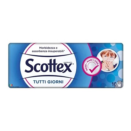 SCOTTEX FAZZOLETTI 10 PEZZI